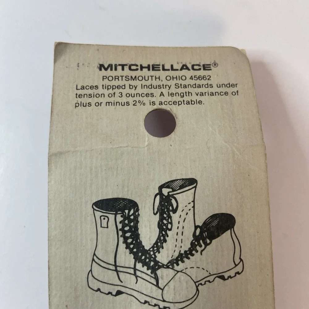 Vintage 1979 MacGregor Hiker Shoe Laces 72